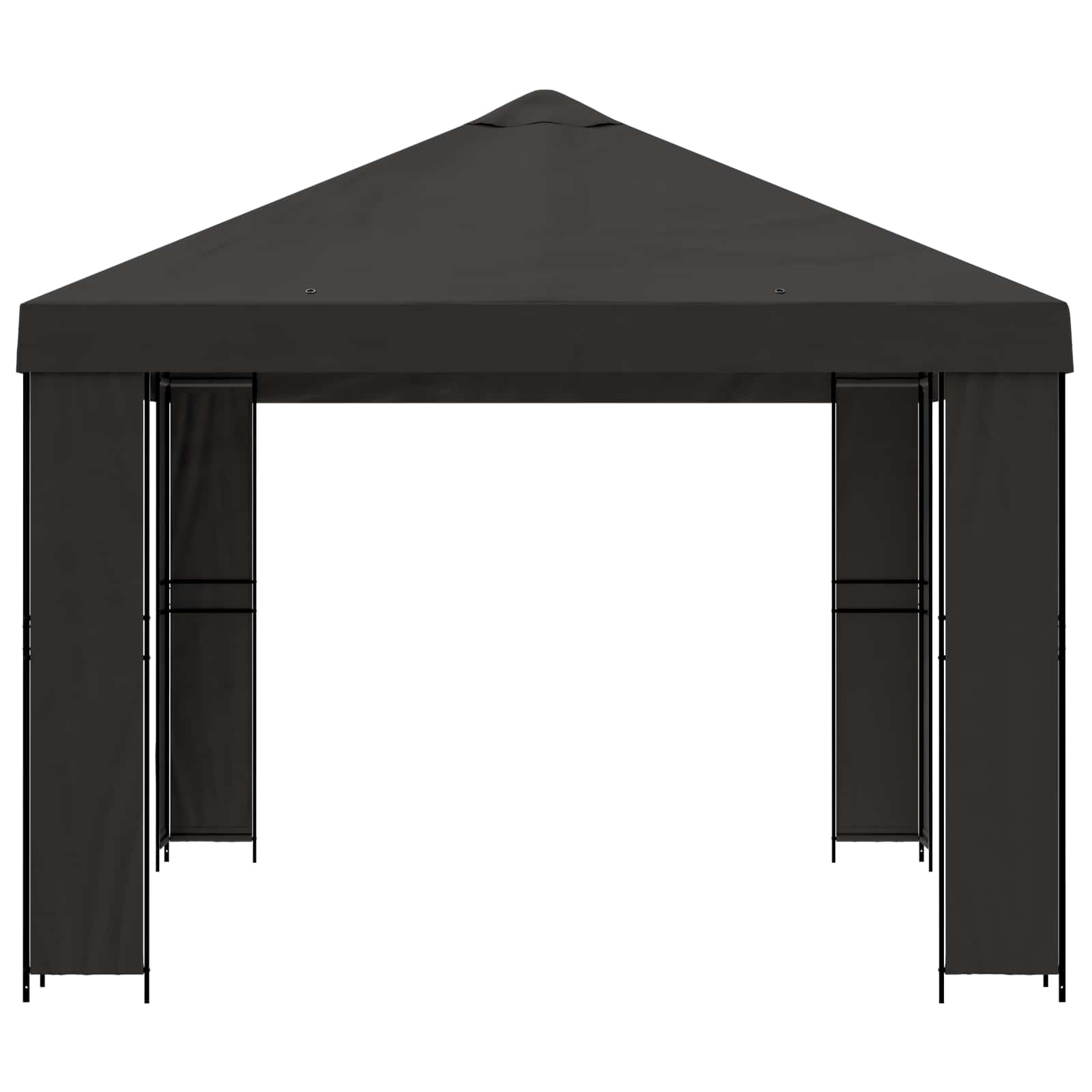 Prieel 4 × 3 m Antracietkleurig Polyester en staal 190 image 4