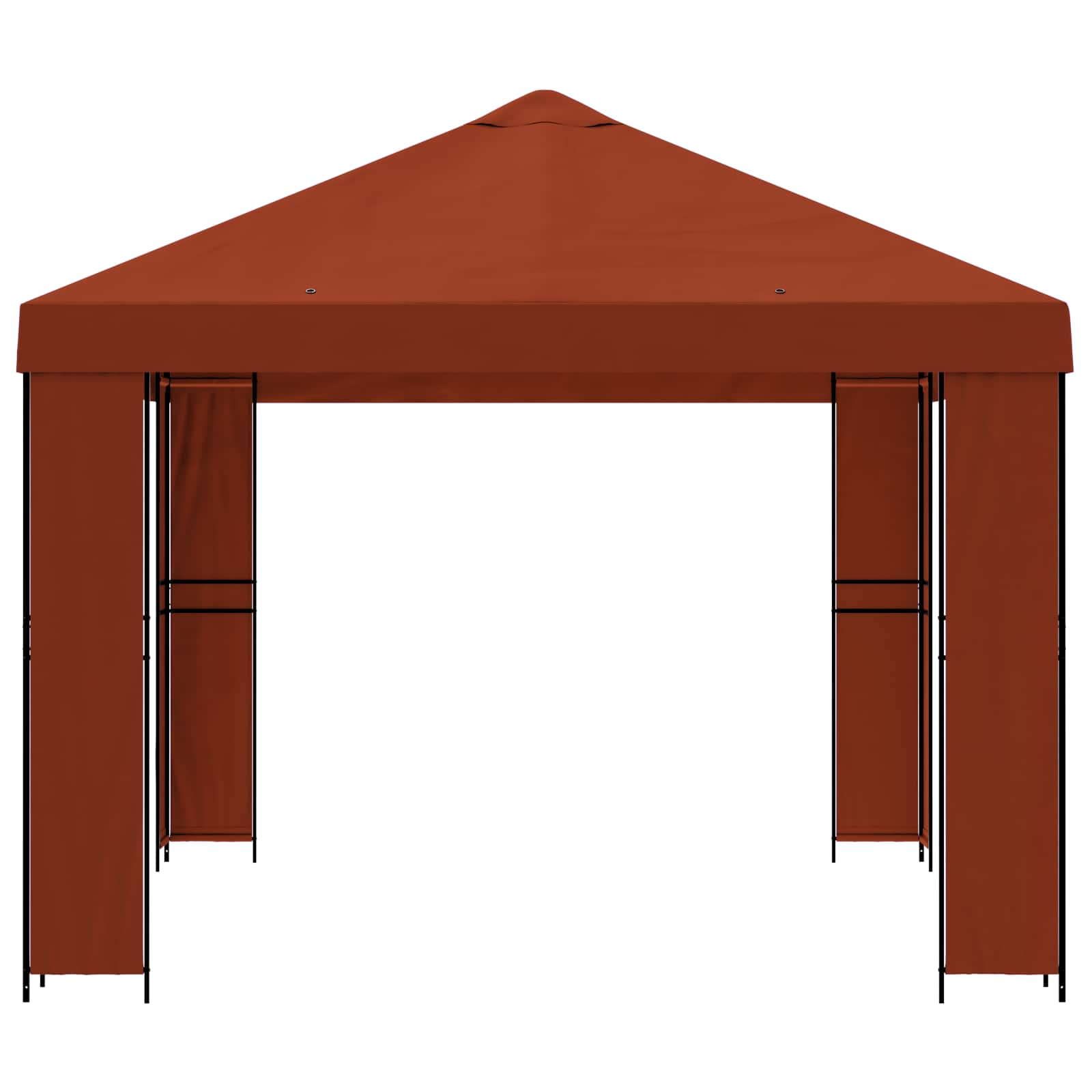Prieel 4 × 3 m Terracotta Polyester en staal 190 image 4