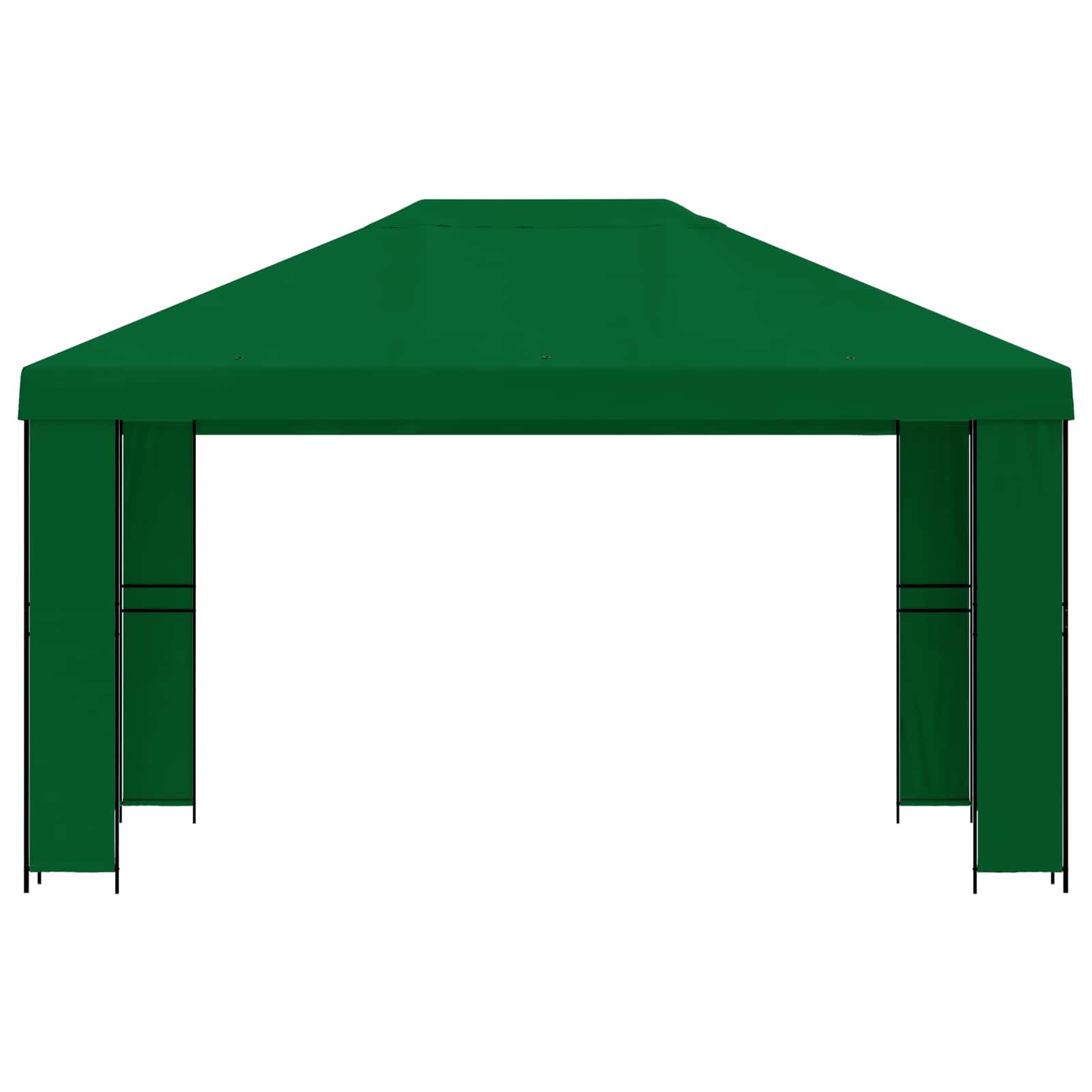 Prieel 4 × 3 m Groen Polyester en staal 190 image 3