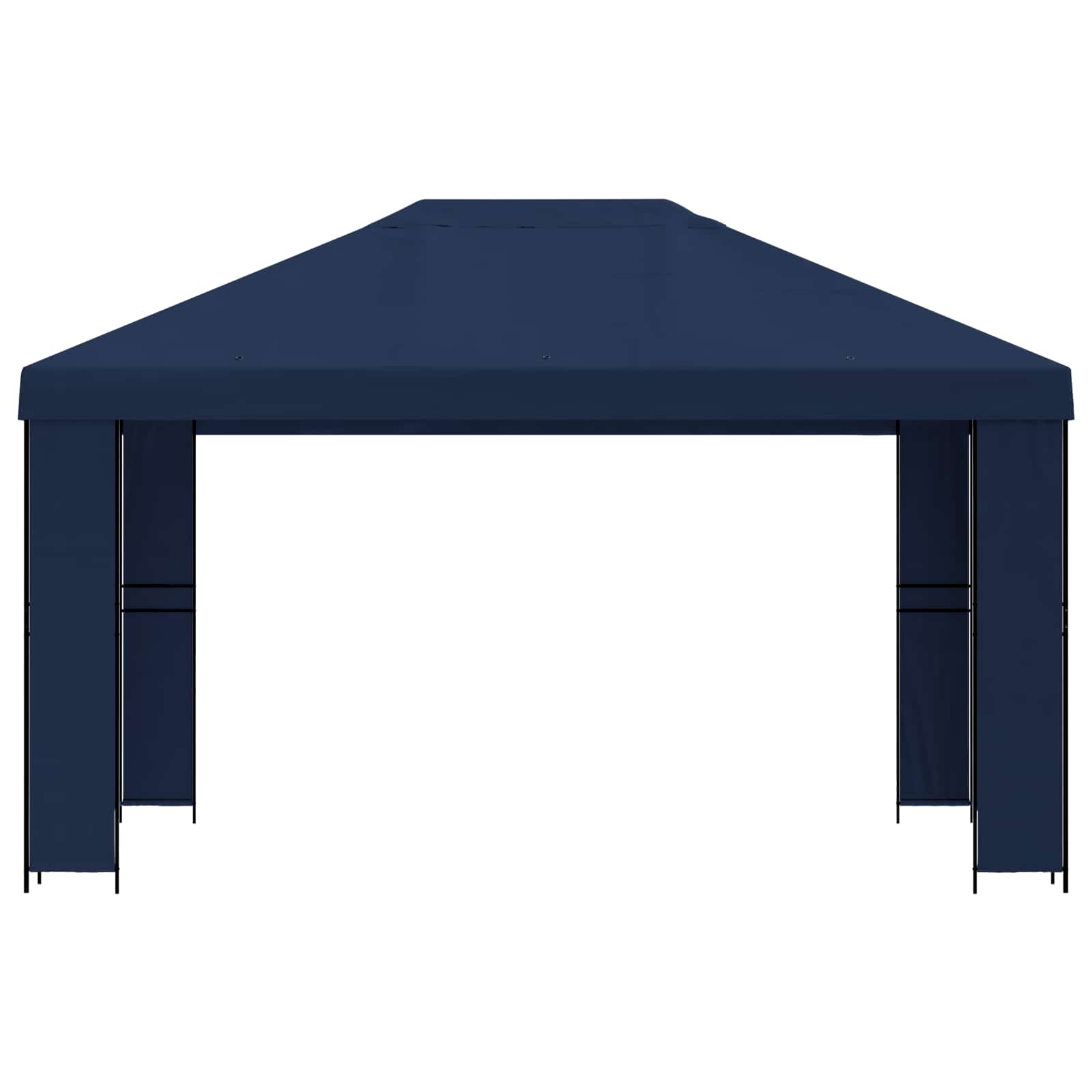 Prieel 4 × 3 m Blauw Polyester en staal 190 image 3