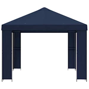 Altán 4 × 3 m Modrá Polyester a ocel 190 gsm - obrázek 4