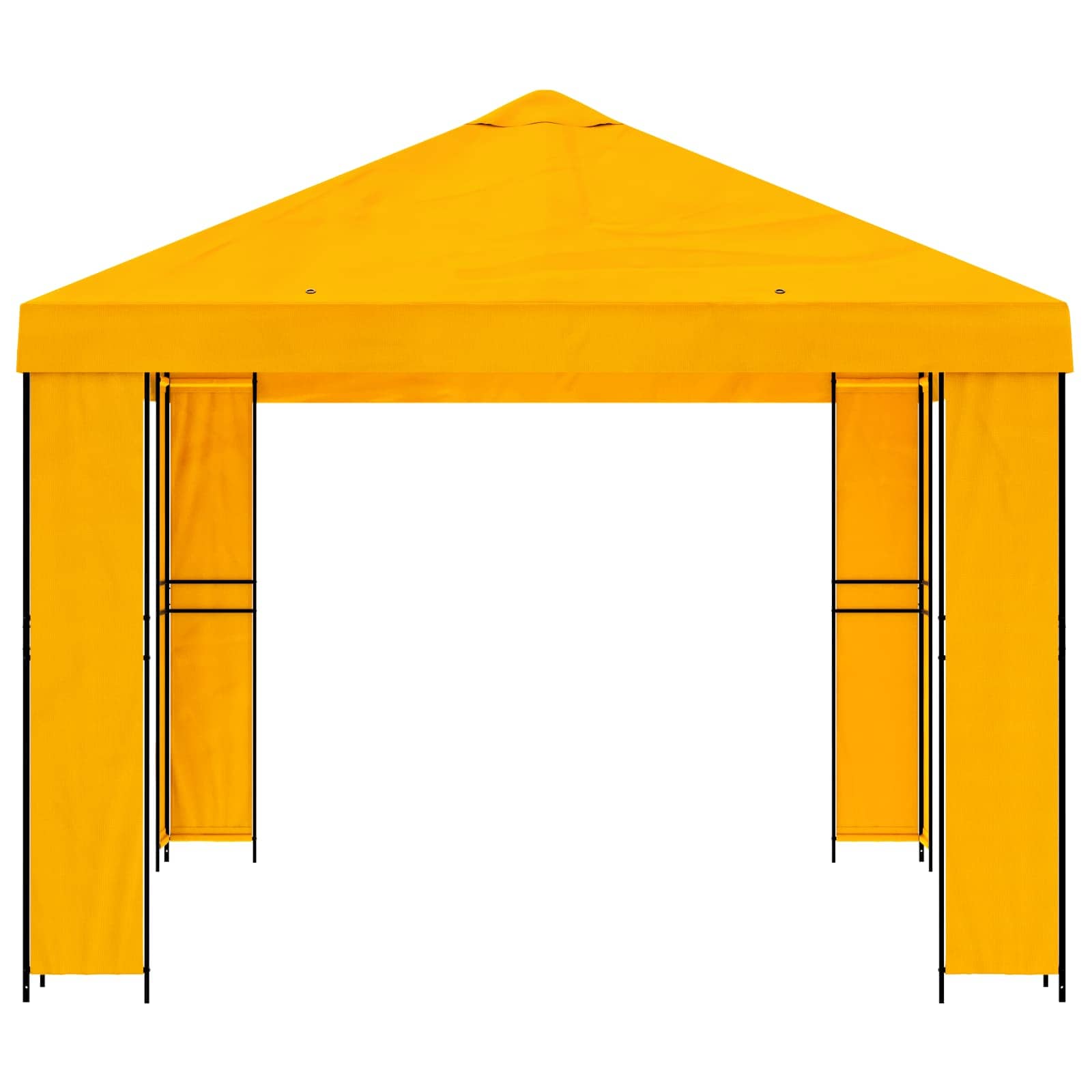 Prieel 4 × 3 m Geel Polyester en staal 190 image 4