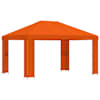 vidaXL Paviljon 4 &times; 3 m Oranž Pol&uuml;ester ja teras 190 gsm