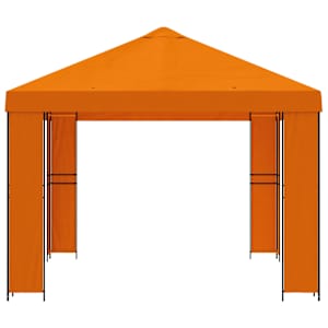 Altán 4 × 3 m Oranžová Polyester a ocel 190 gsm - obrázek 4
