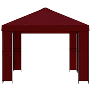 Altán 4 × 3 m Vínová Polyester a ocel 190 gsm - obrázek 4