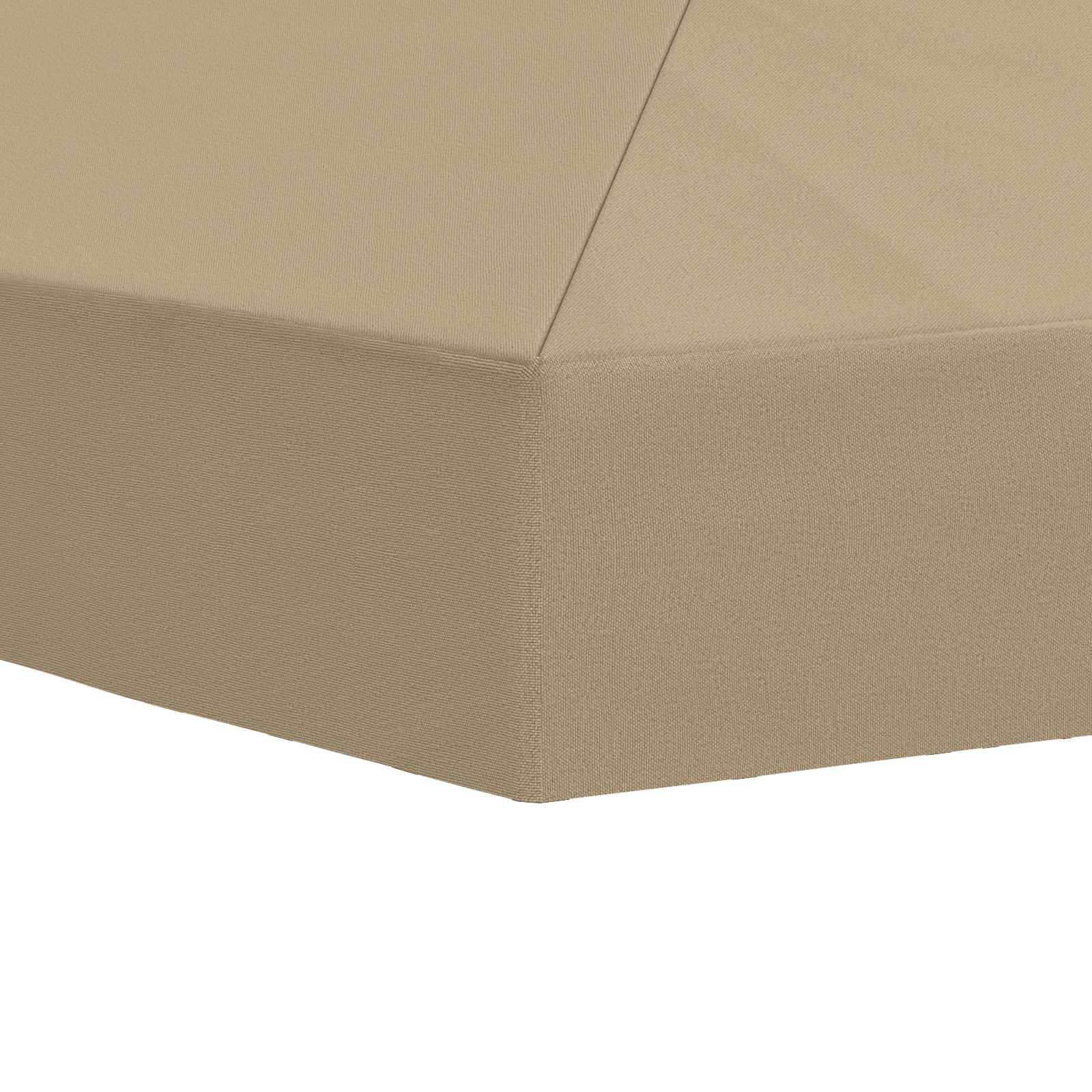 Gazebo Luifel Dekking 6 x 3 m Beige Polyester 190 image 5