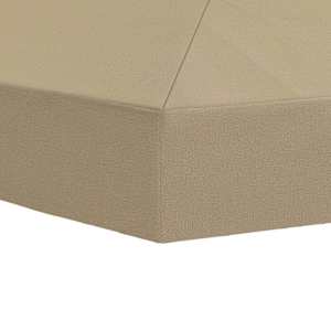 Kryt stanu altánu 6 x 3 m Béžová Polyester 190 - obrázek 5