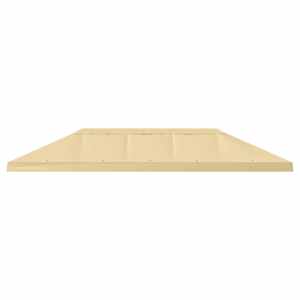 Kryt stanu altánu 6 x 3 m Krémová Polyester 190 - obrázek 3