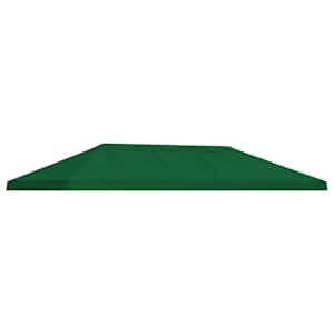 Kryt stanu altánu 6 x 3 m Zelená Polyester 190 - obrázek 2