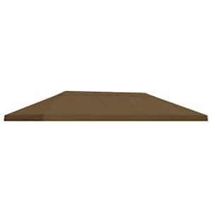 Kryt stanu altánu 6 x 3 m Taupe Polyester 190 - obrázek 2
