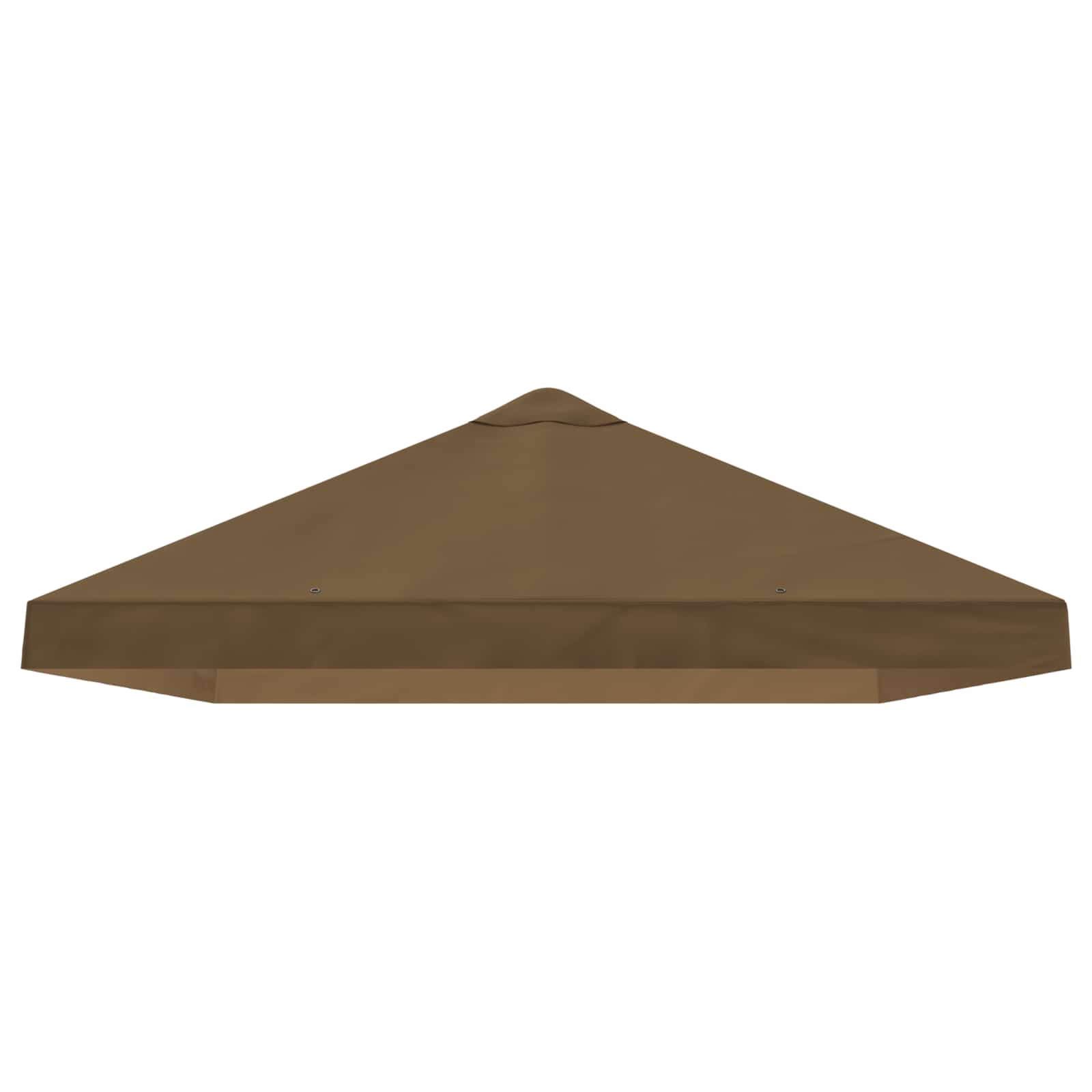 Gazebo Luifel Dekking 6 x 3 m Taupe Polyester 190 image 4