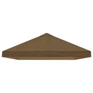 Kryt stanu altánu 6 x 3 m Taupe Polyester 190 - obrázek 4