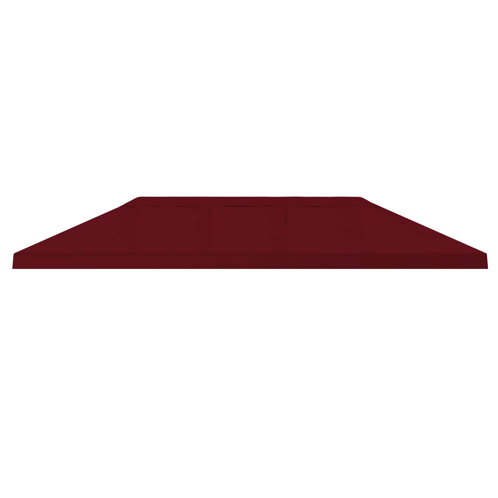 Gazebo Luifel Dekking 6 x 3 m Bordeauxrood Polyester 190 image 3