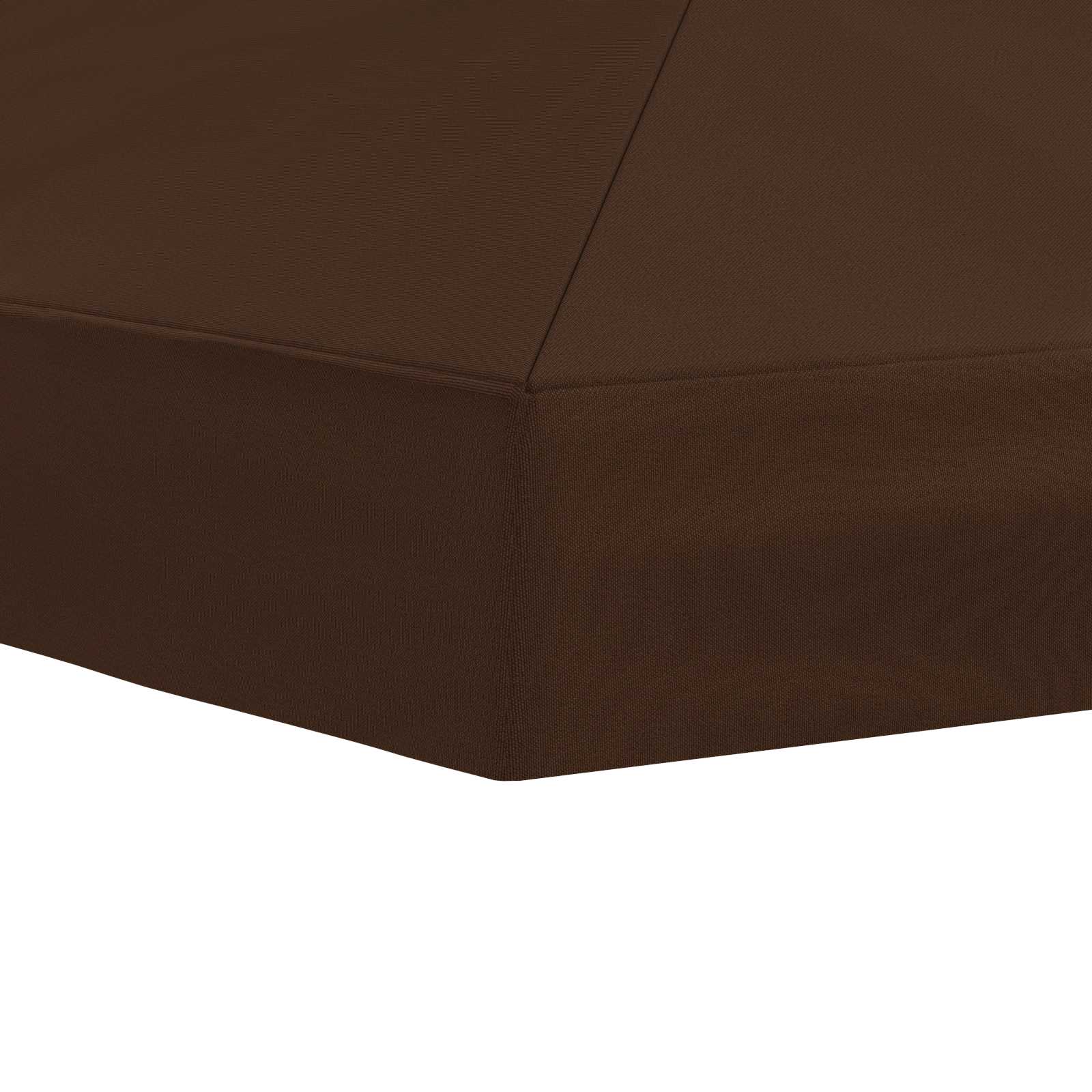 Gazebo Luifel Dekking 6 x 3 m Bruin Polyester 190 image 5