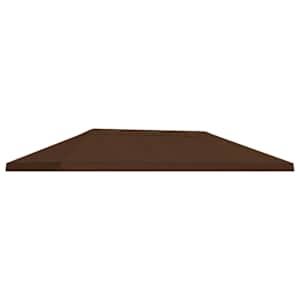 Kryt stanu altánu 6 x 3 m Hnědá Polyester 190 - obrázek 2