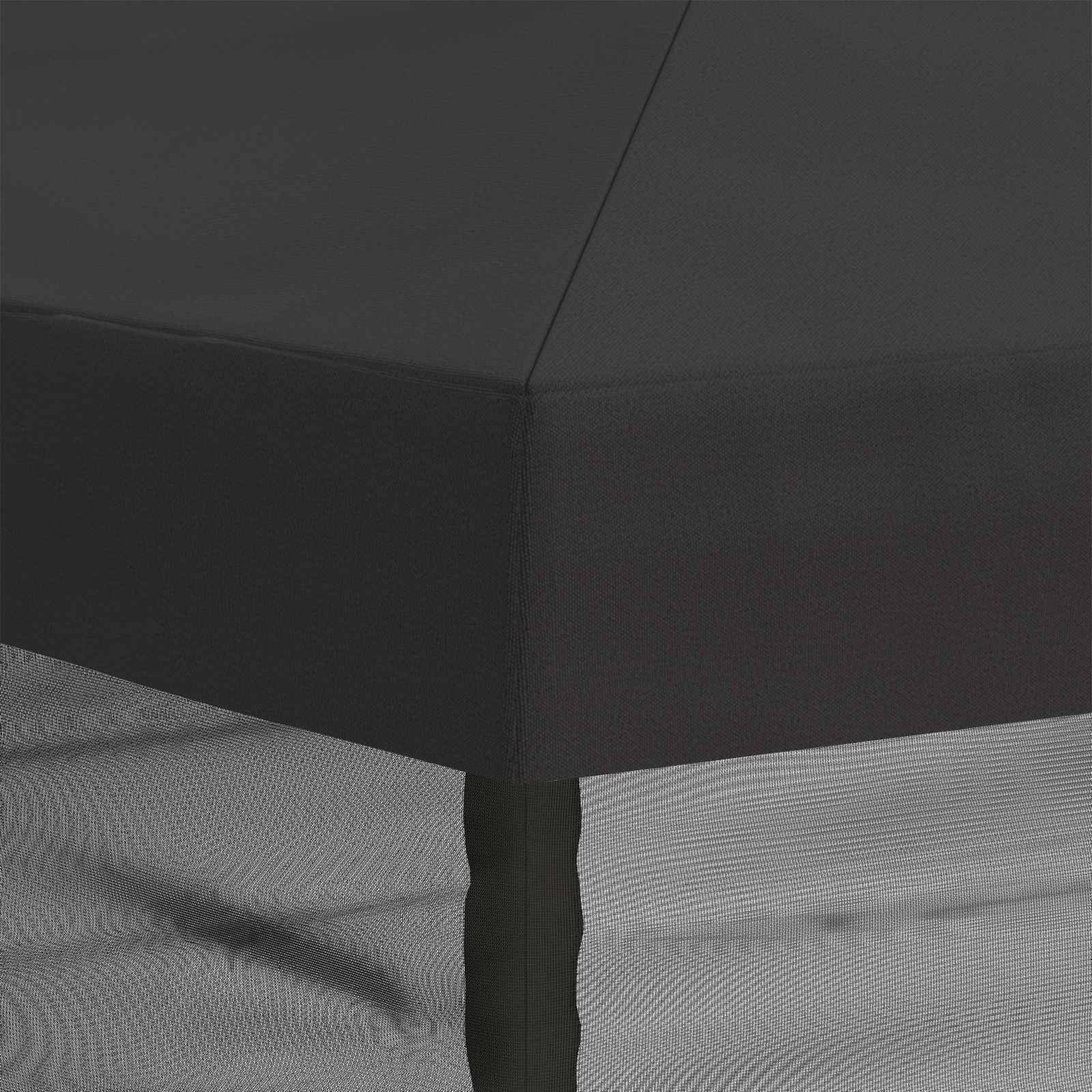 Gazebo Hoes met Zijwanden 6 x 3 m Antracietkleurig Polyester image 7