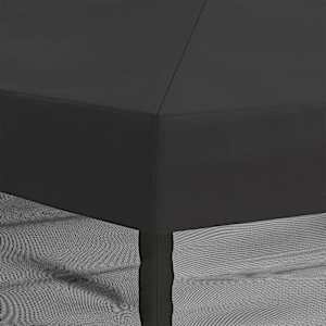 Kryt na altán s bočními stěnami 6 x 3 m Antracitová Polyester - obrázek 7