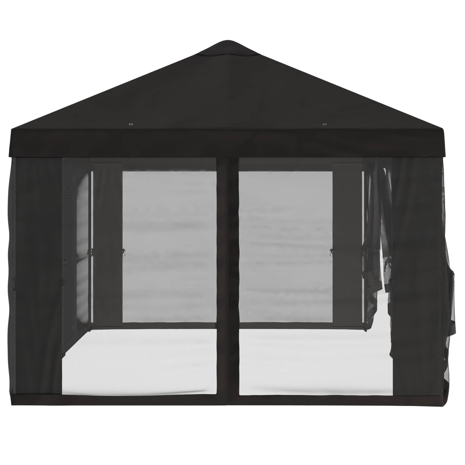 Gazebo Hoes met Zijwanden 6 x 3 m Antracietkleurig Polyester image 6