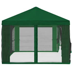Kryt na altán s bočními stěnami 6 x 3 m Zelená Polyester 190 - obrázek 6
