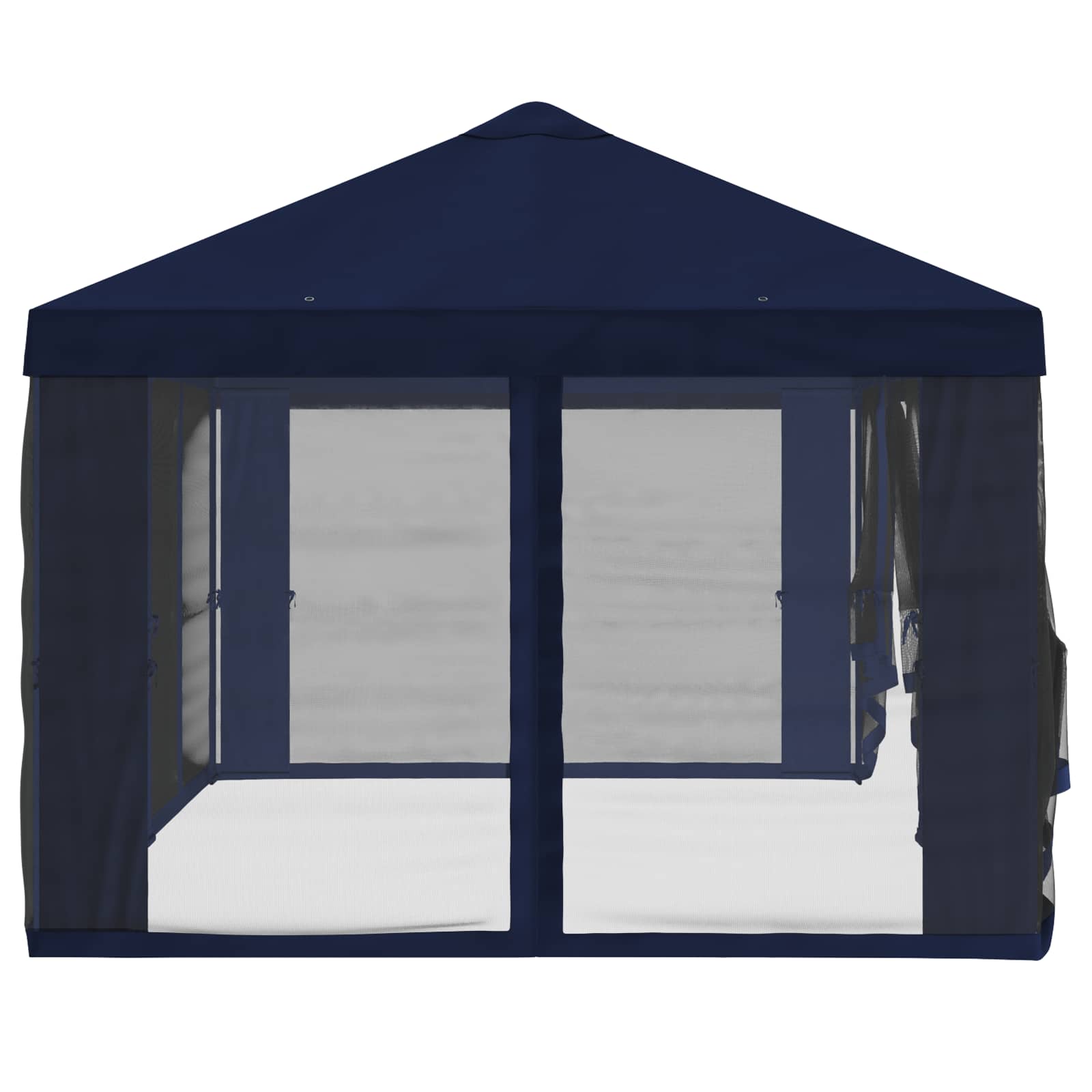 Gazebo Hoes met Zijwanden 6 x 3 m Blauw Polyester 190 image 6
