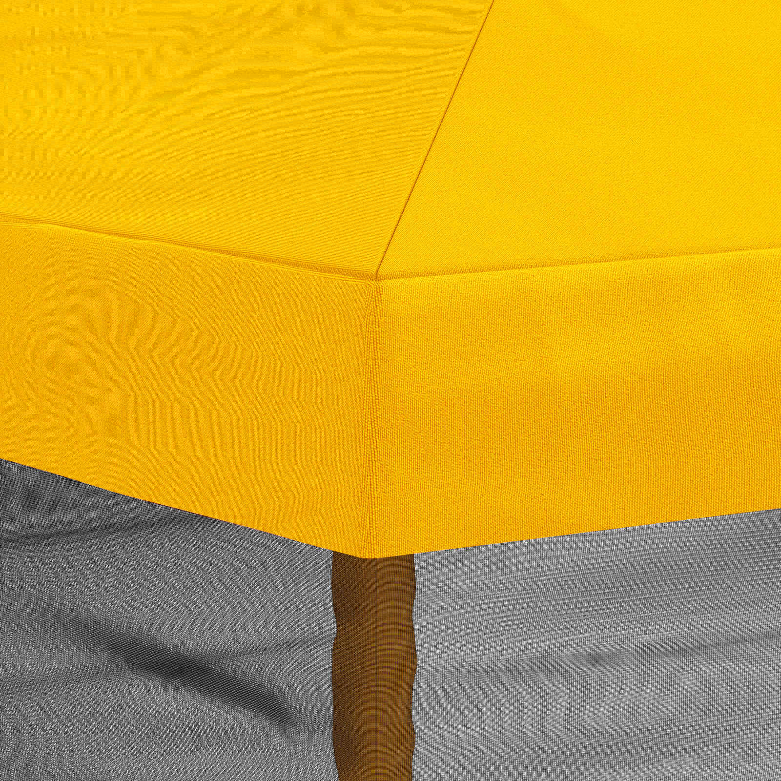Gazebo Hoes met Zijwanden 6 x 3 m Geel Polyester 190 image 8