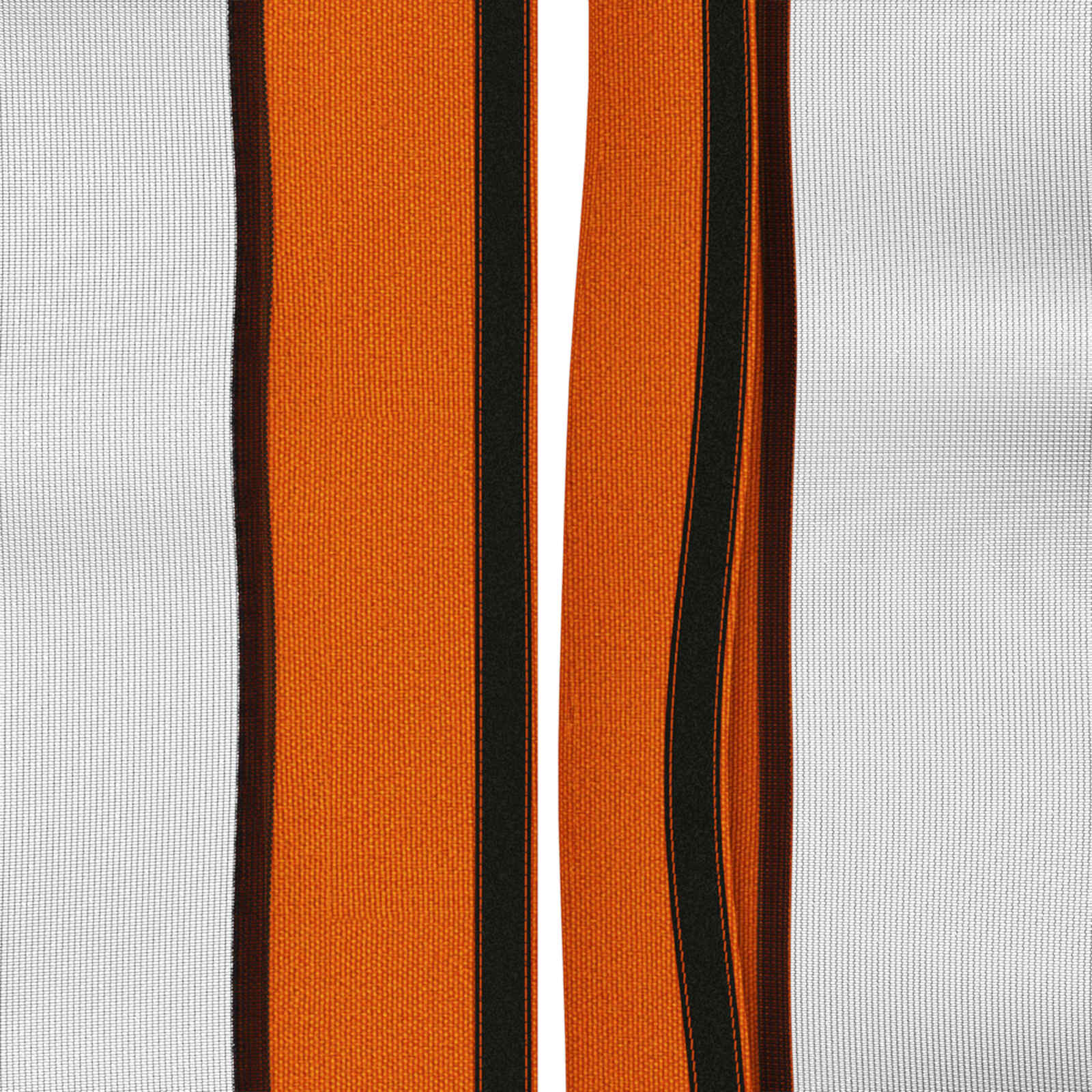 Gazebo Hoes met Zijwanden 6 x 3 m Oranje Polyester 190 image 8