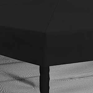 Kryt na altán s bočními stěnami 6 x 3 m Černá Polyester 190 - obrázek 8