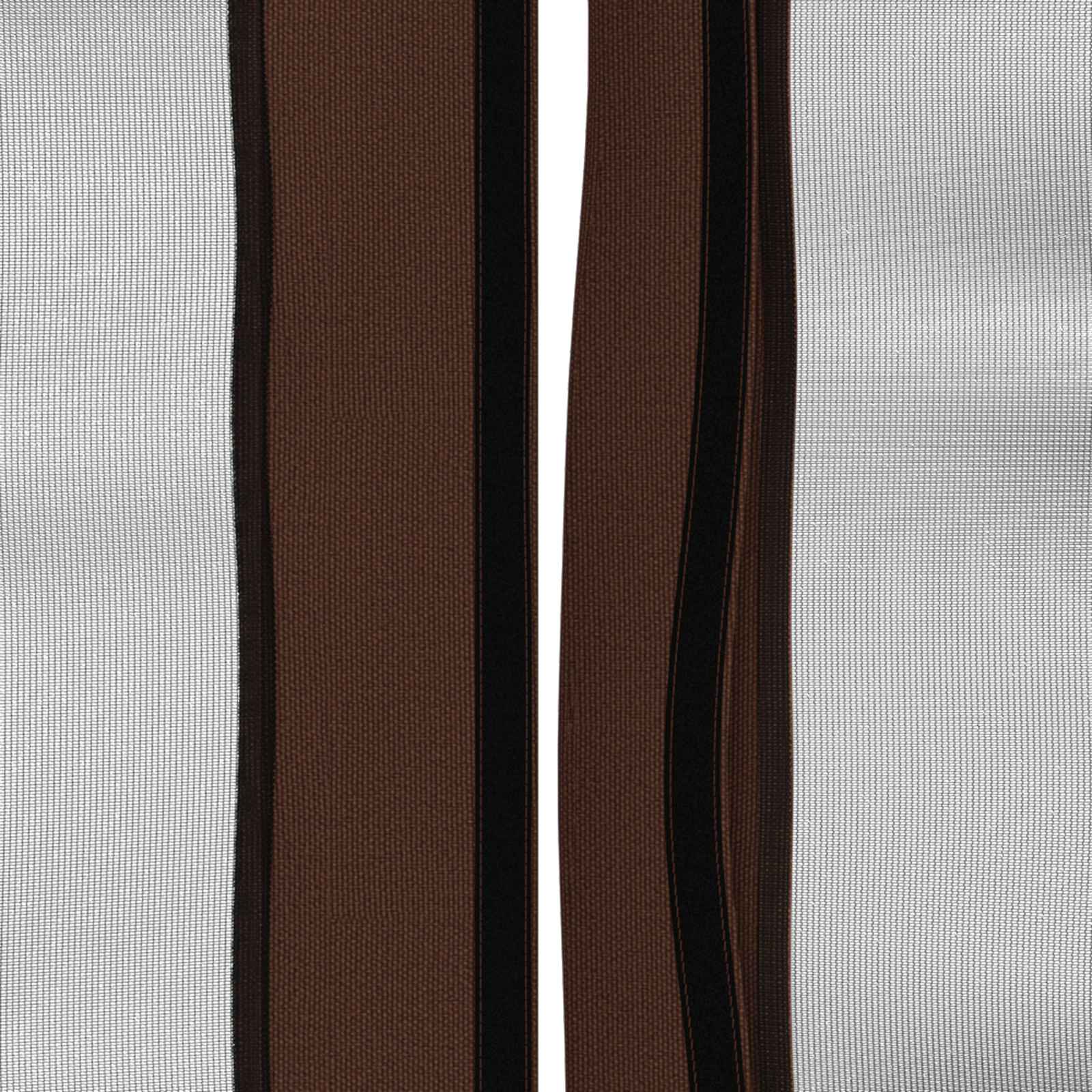 Gazebo Hoes met Zijwanden 6 x 3 m Bruin Polyester 190 image 7