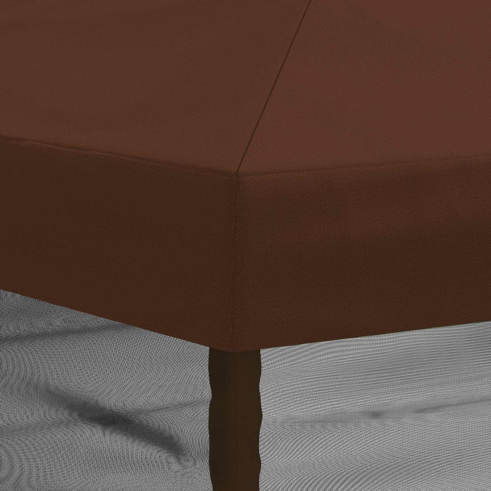 Gazebo Hoes met Zijwanden 6 x 3 m Bruin Polyester 190 image 8