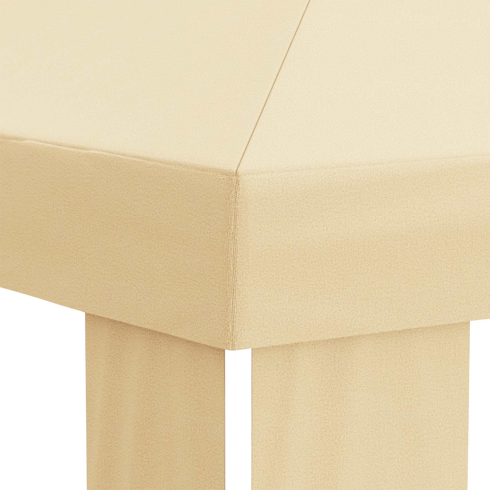 Paviljoenhoes 6 x 3 m Crèmekleurig Polyester 190 gsm image 5