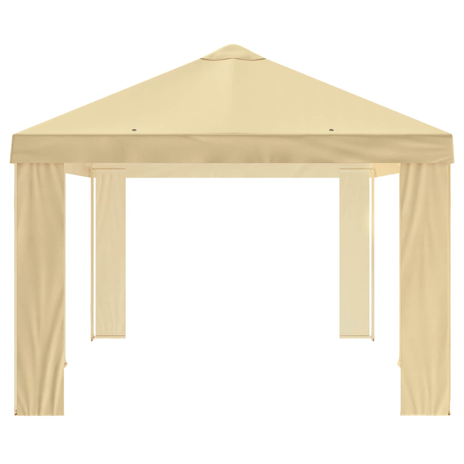 Paviljoenhoes 6 x 3 m Crèmekleurig Polyester 190 gsm image 4