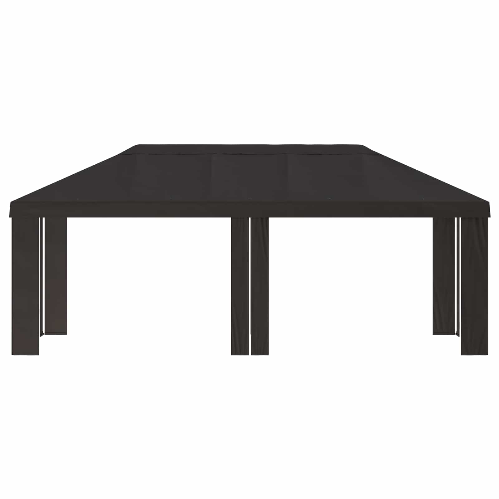 Paviljoenhoes 6 x 3 m Antracietkleurig Polyester 190 gsm image 3