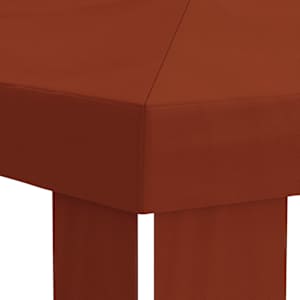 Plachta na altán 6 x 3 m Cihlová Polyester 190 gsm - obrázek 5