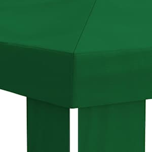 Plachta na altán 6 x 3 m Zelená Polyester 190 gsm - obrázek 5