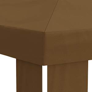 Plachta na altán 6 x 3 m Taupe Polyester 190 gsm - obrázek 5
