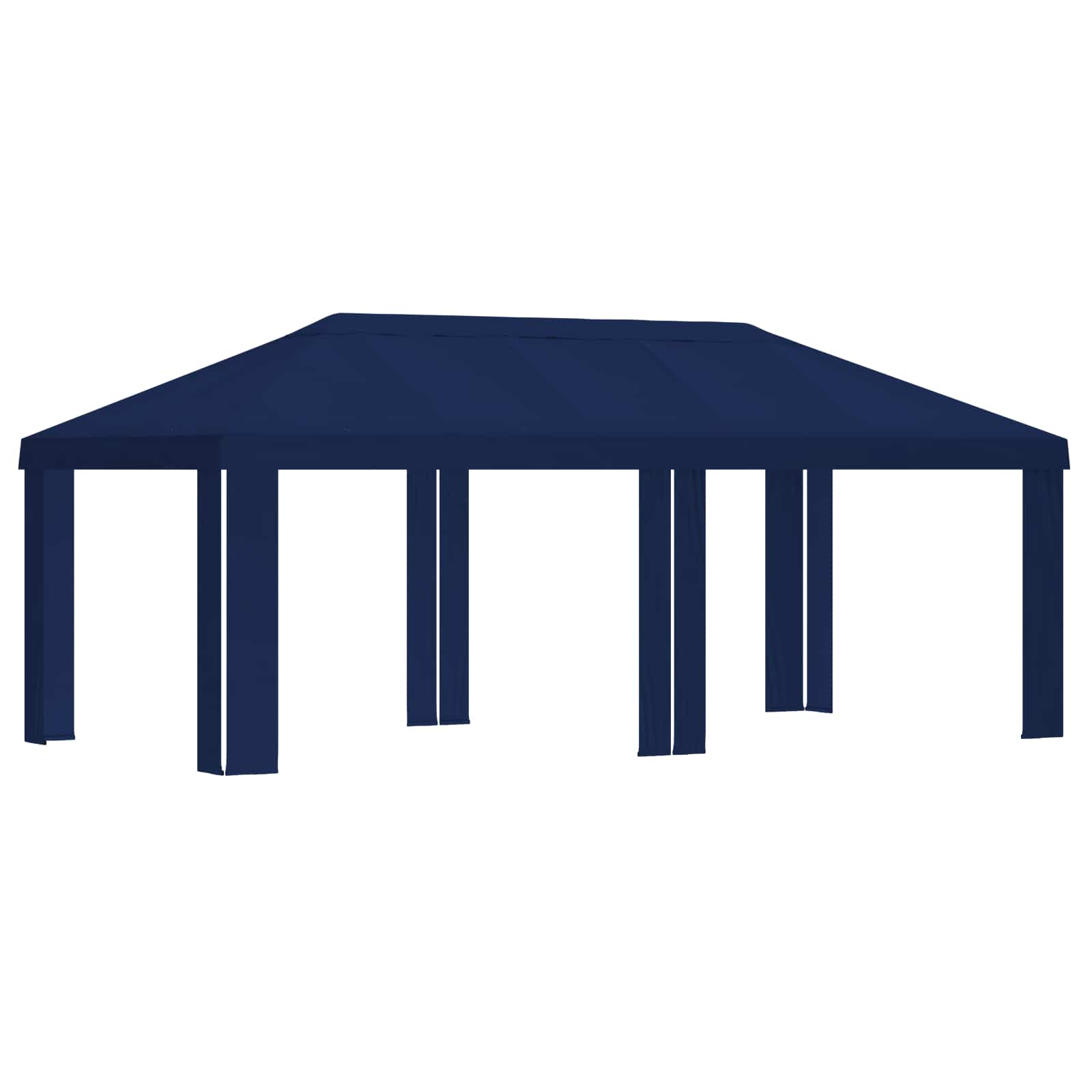 Paviljoenhoes 6 x 3 m Blauw Polyester 190 gsm image 2