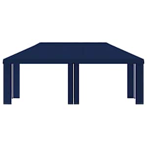 Plachta na altán 6 x 3 m Modrá Polyester 190 gsm - obrázek 3