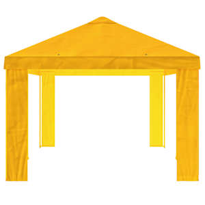 Plachta na altán 6 x 3 m Žlutá Polyester 190 gsm - obrázek 4