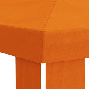 Plachta na altán 6 x 3 m Oranžová Polyester 190 gsm - obrázek 5