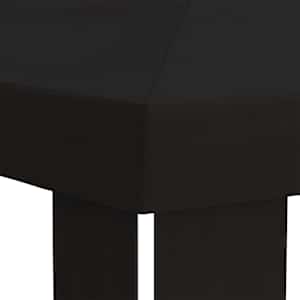 Plachta na altán 6 x 3 m Černá Polyester 190 gsm - obrázek 5