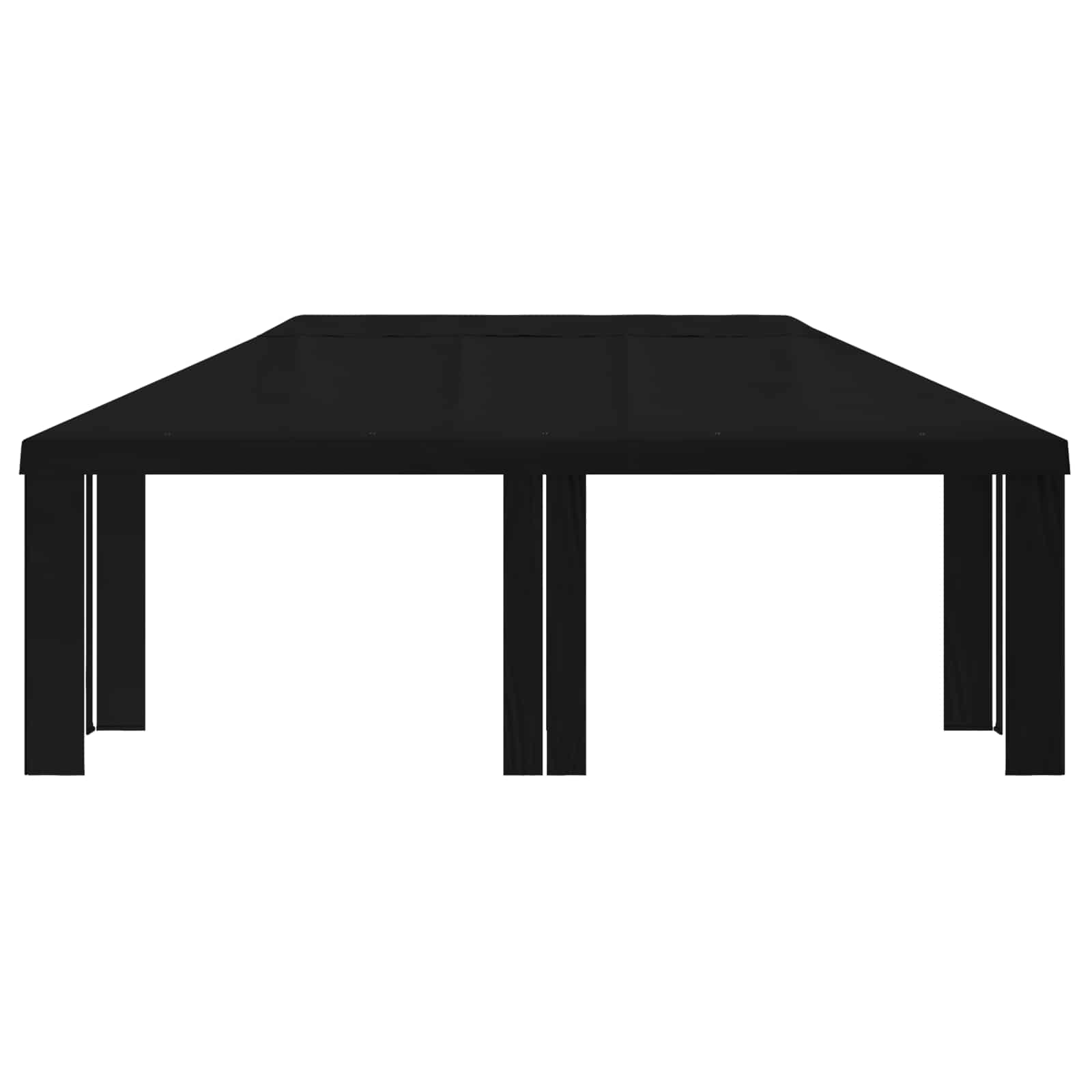 Paviljoenhoes 6 x 3 m Zwart Polyester 190 gsm image 3