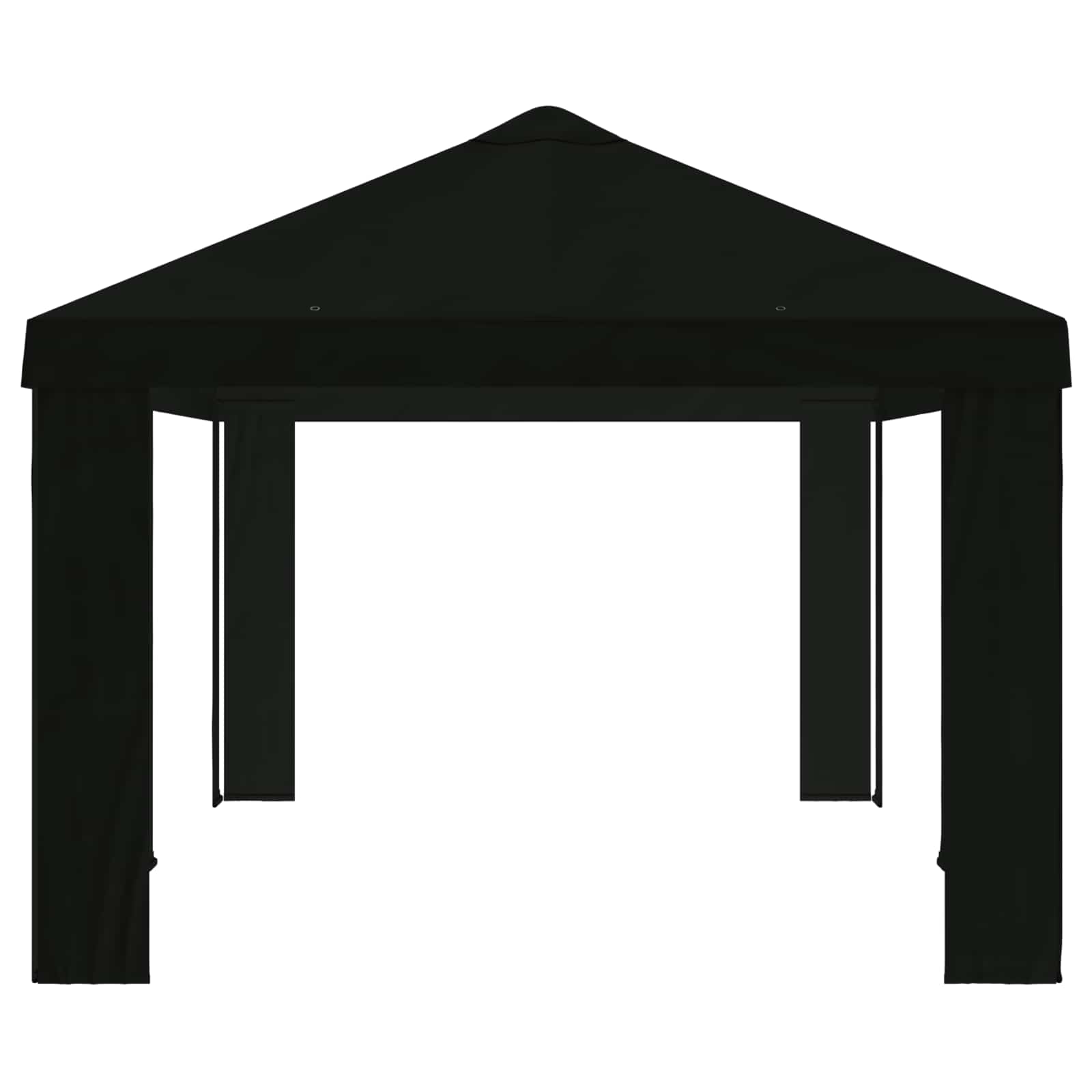 Paviljoenhoes 6 x 3 m Zwart Polyester 190 gsm image 4