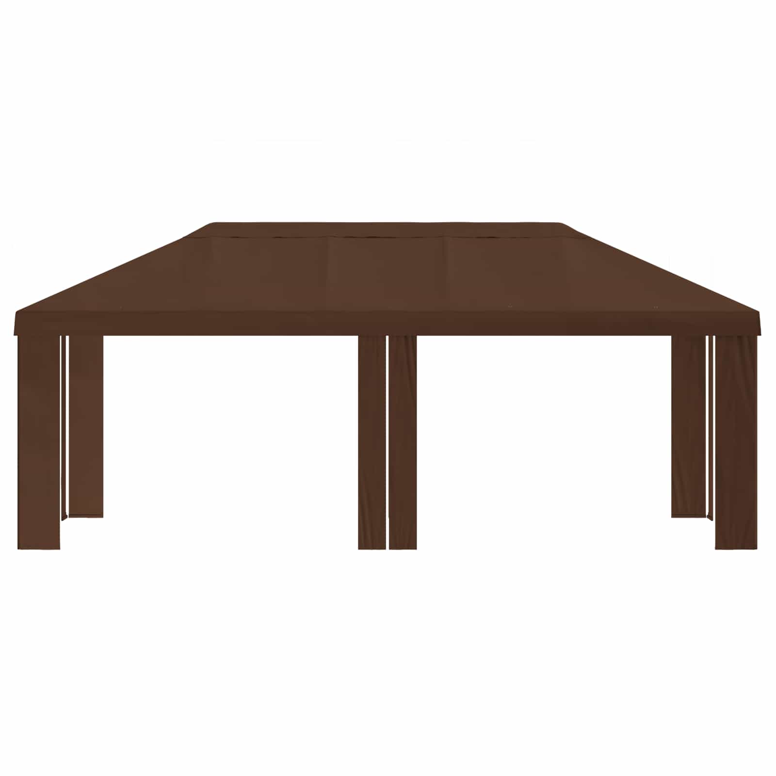 Paviljoenhoes 6 x 3 m Bruin Polyester 190 gsm image 3