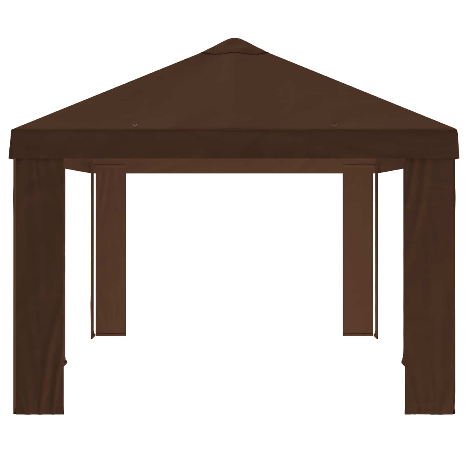 Paviljoenhoes 6 x 3 m Bruin Polyester 190 gsm image 4
