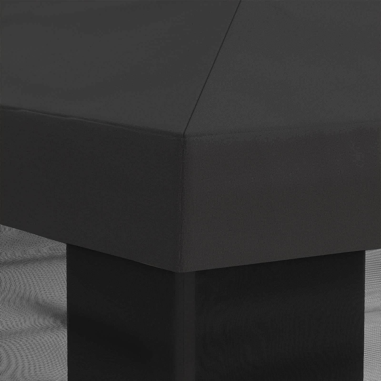 Gazebo Hoes met Zijwanden Antracietkleurig 600,5 x 300,5 cm image 8