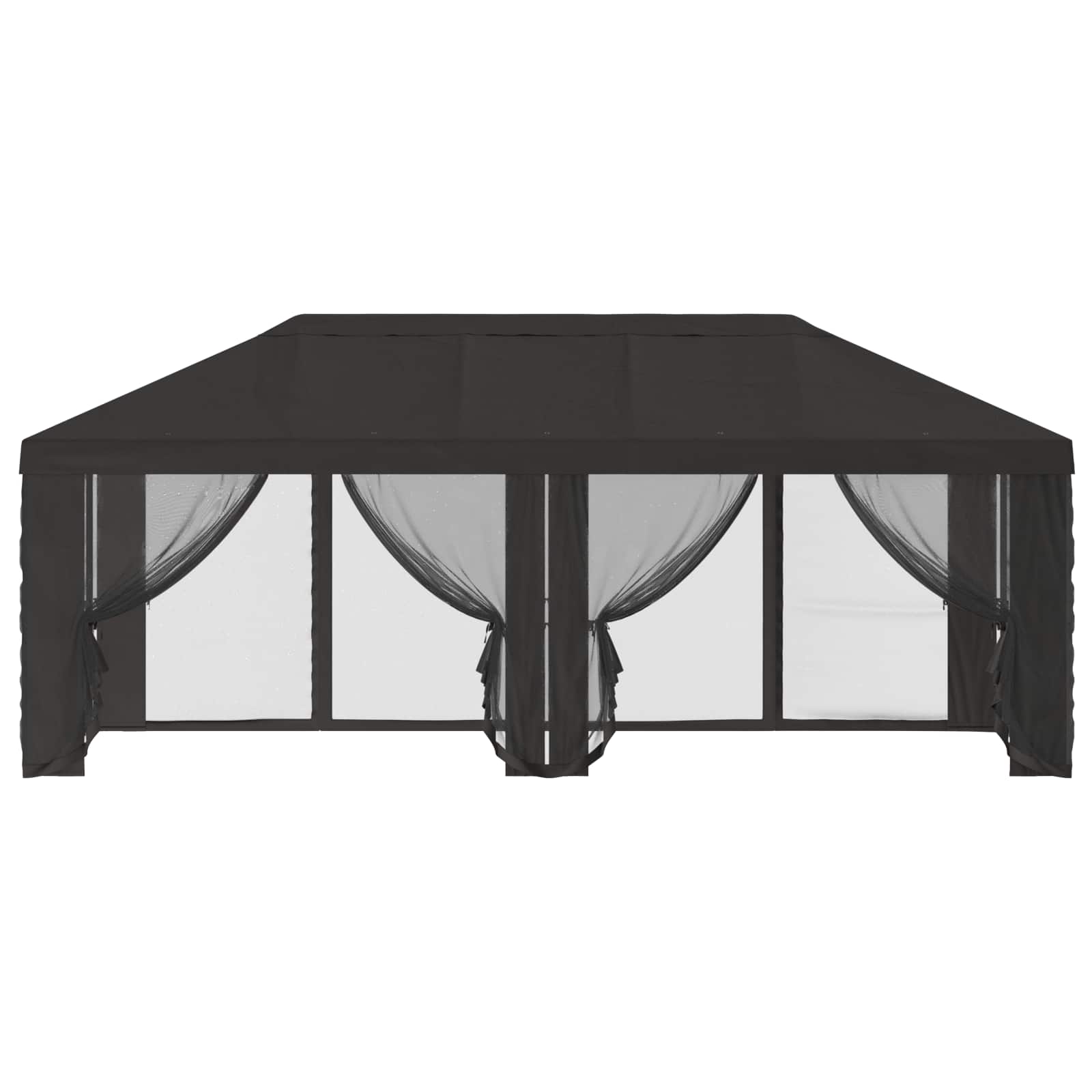 Gazebo Hoes met Zijwanden Antracietkleurig 600,5 x 300,5 cm image 5