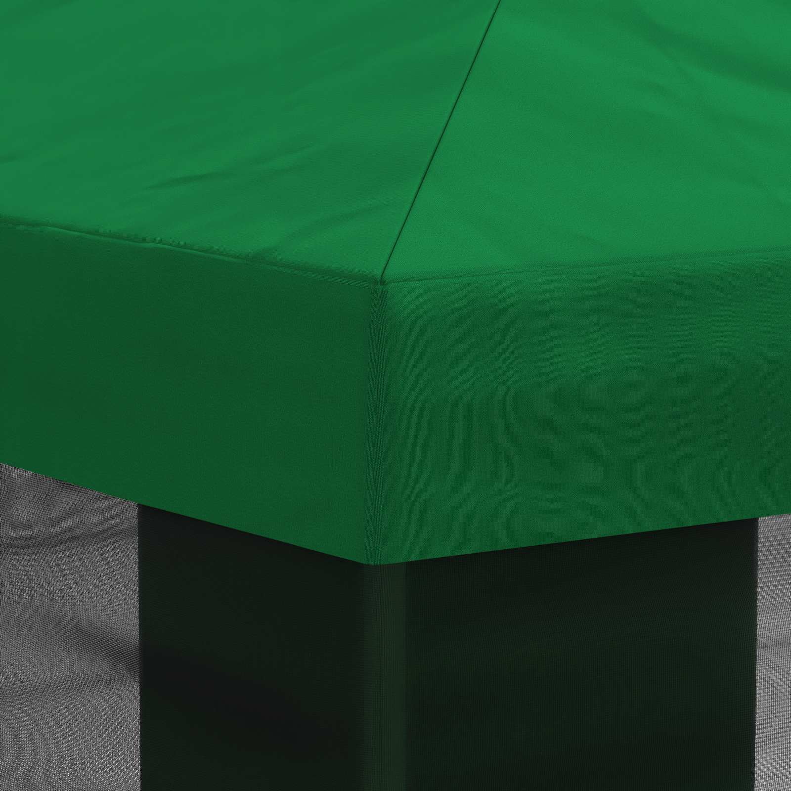 Gazebo Hoes met Zijwanden Groen 600,5 x 300,5 cm Polyester image 7