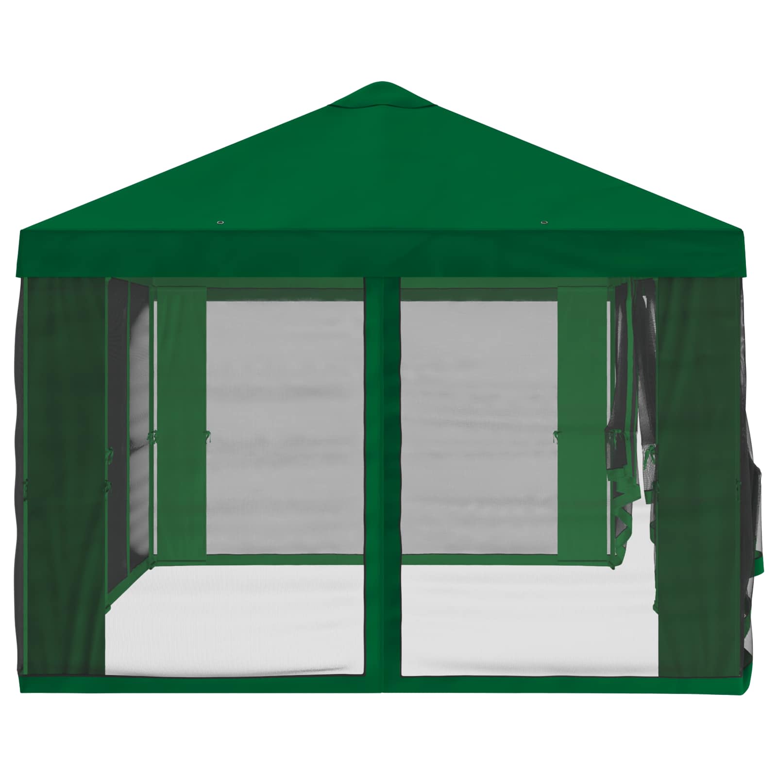Gazebo Hoes met Zijwanden Groen 600,5 x 300,5 cm Polyester image 6