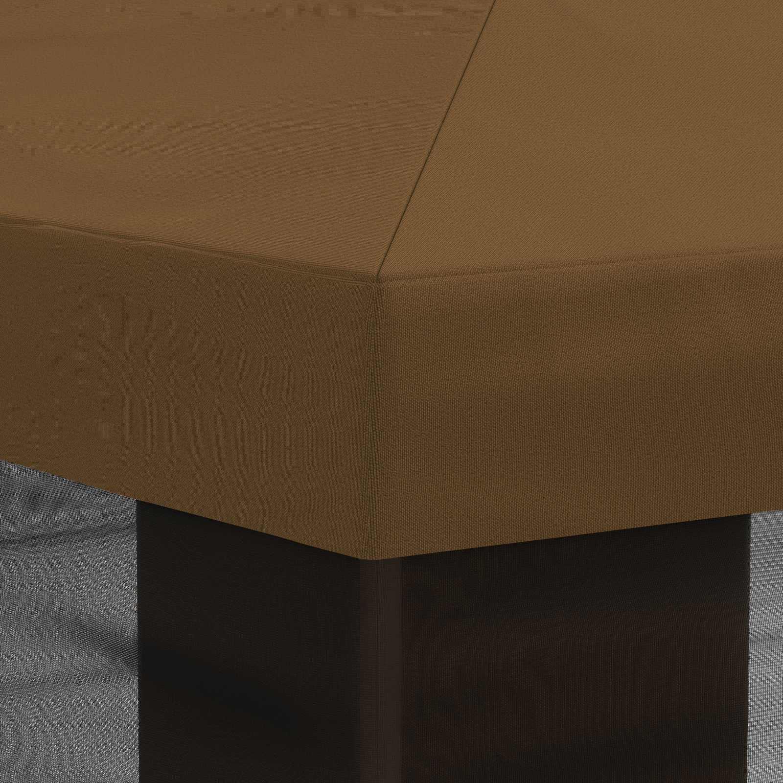 Gazebo Hoes met Zijwanden Taupe 600,5 x 300,5 cm Polyester image 7