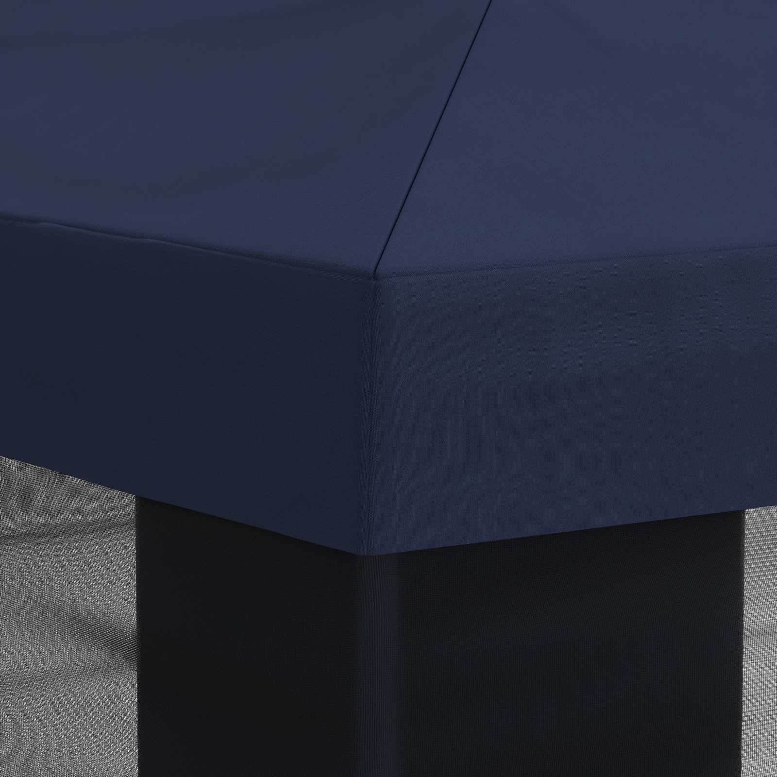 Gazebo Hoes met Zijwanden Blauw 600,5 x 300,5 cm Polyester image 8